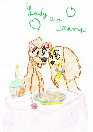 Dobročinný trh obrázků - Lady a Tramp