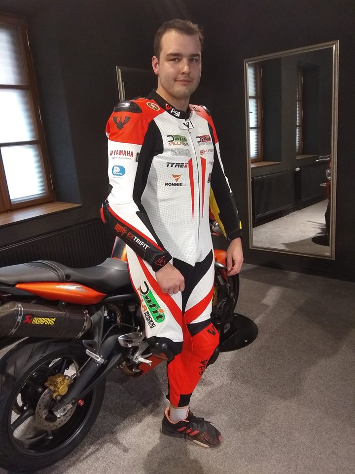 Martin Horký v&nbsp;barvách týmu Dafitmotoracing