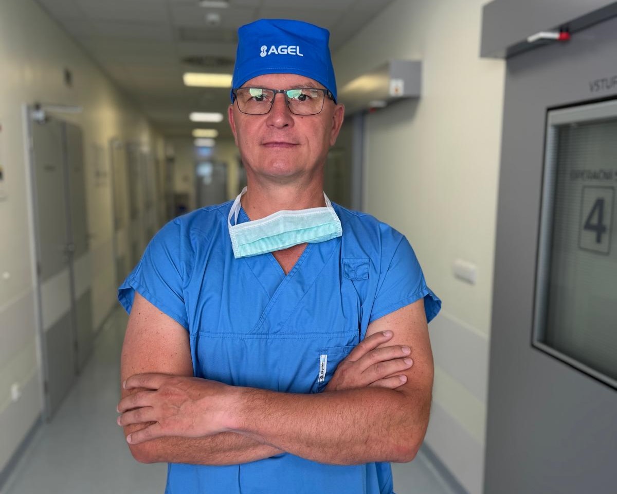 MUDr. Matej Škrovina, Ph.D., FEARCS, primář chirurgického oddělení Nemocinice AGEL Nový Jičín