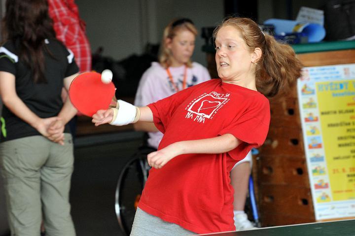 Stolní tenis s postižením horních končetin