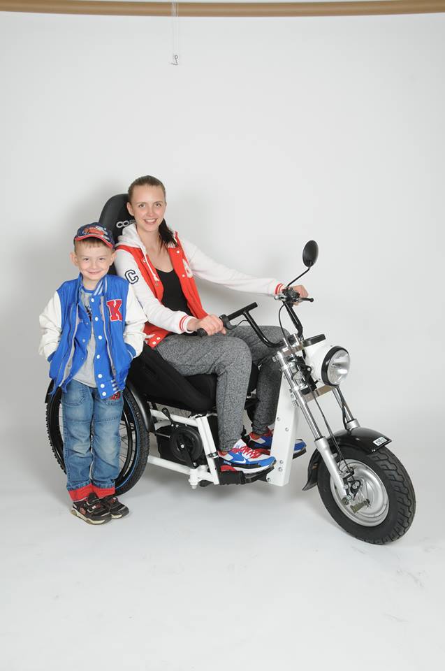 Rid-e jako mechanický vozík s&nbsp;přídavným pohonem
