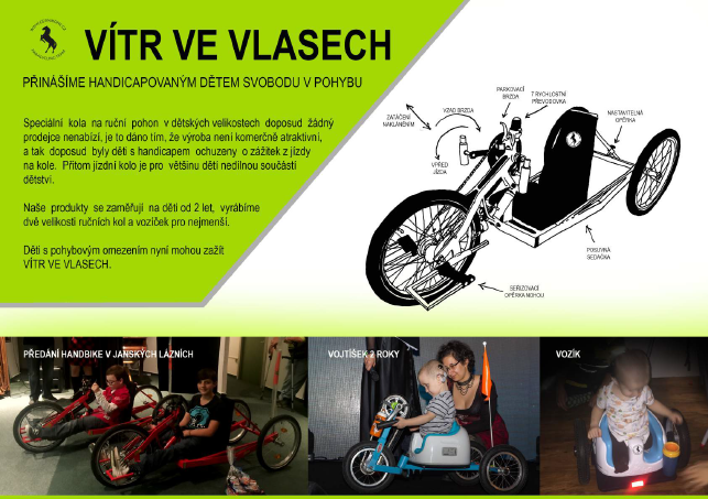 Leták akce Vítr ve vlasech
