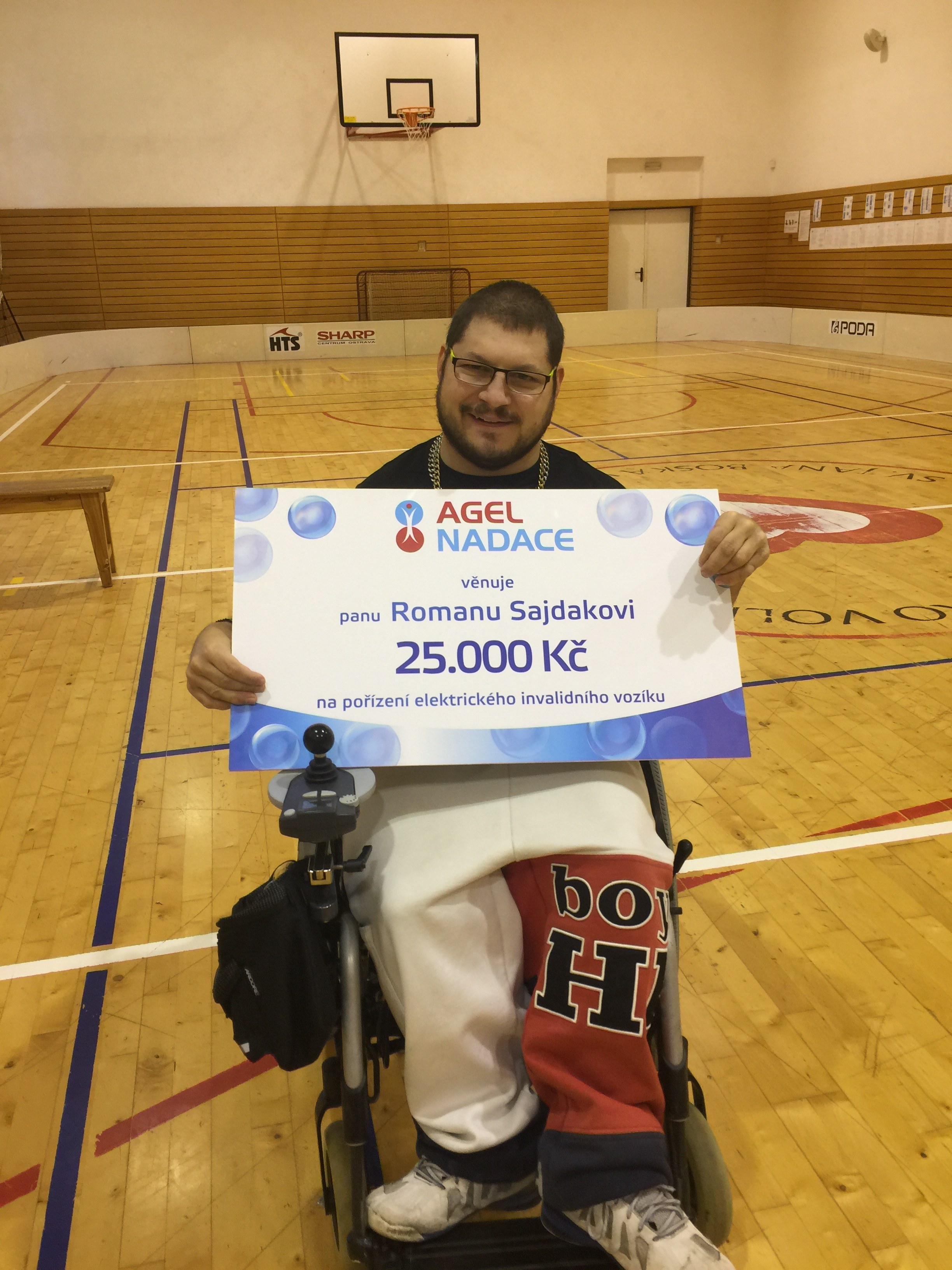 Handicapovaný sportovec Roman Sajdak bude mít nový vozíček